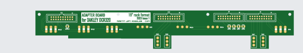 DCR320-Controlpanel PCB