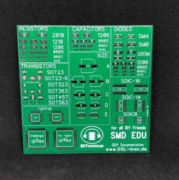 SMD EDU Testboard pcb-only