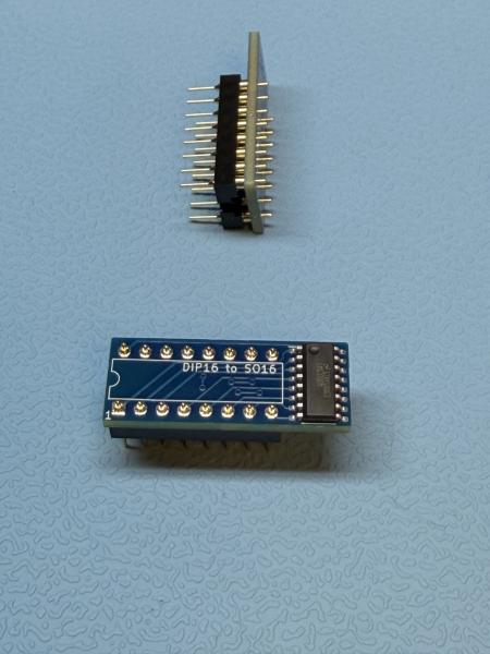 SOIC16 to DIP16 Adapter REV2